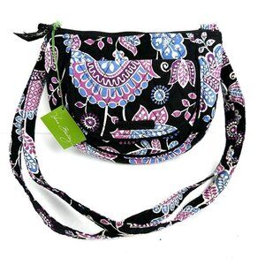 Vera Bradley Lizzy Crossbody Bag Alpine Floral Hipster Handbag Brand New‎